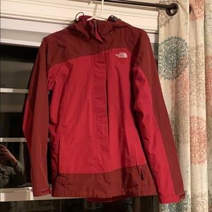 Hyvent North Face Raspberry Three in One Jacket